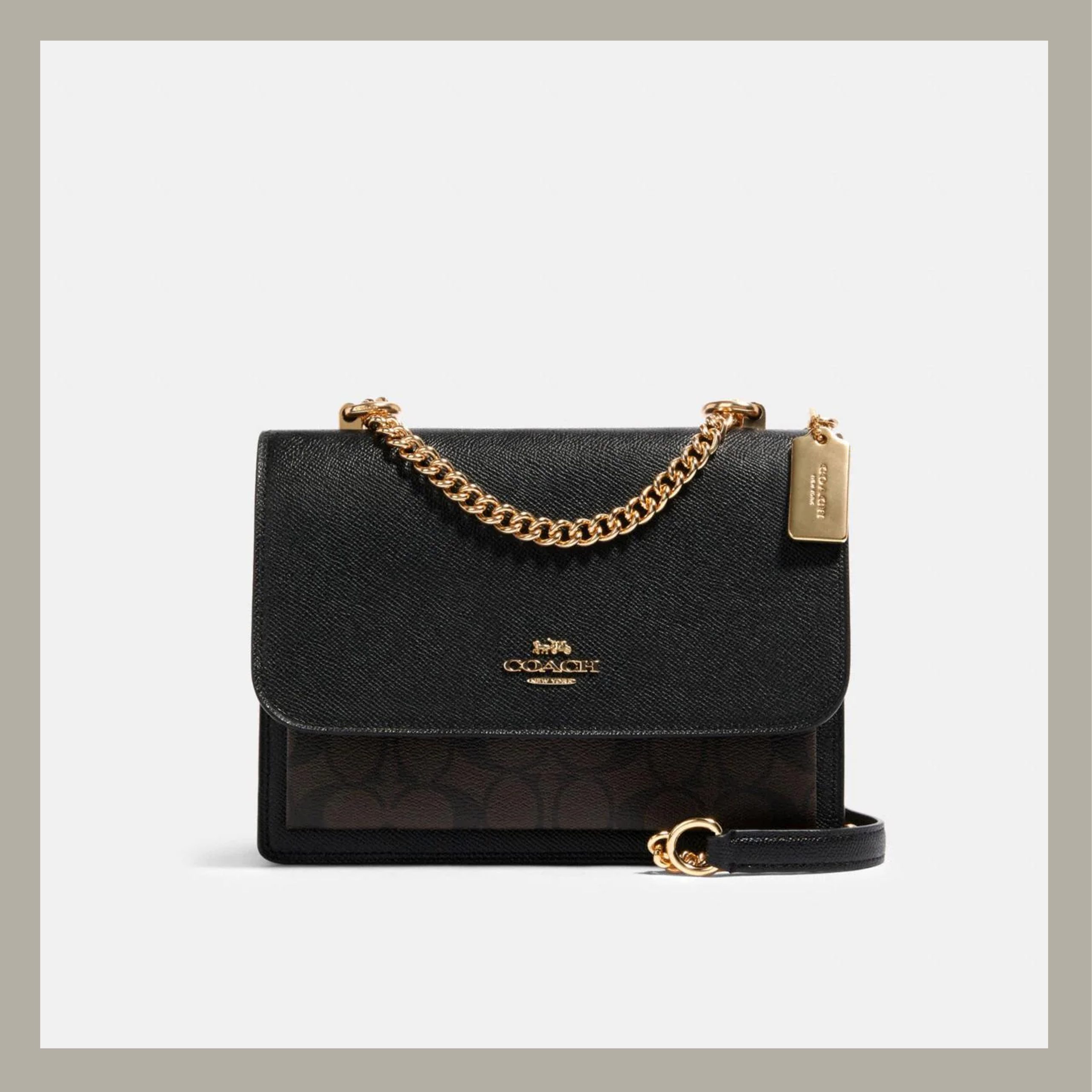 Coach Shoulder Bag Negra Hola Carteras