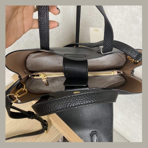 Tory Burch Tote Bag Small Blake Black - Imagen 4
