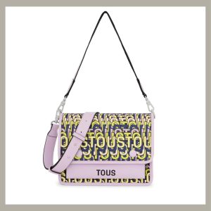 Tous Shoulder Bag Audree Monogram Lila Multi