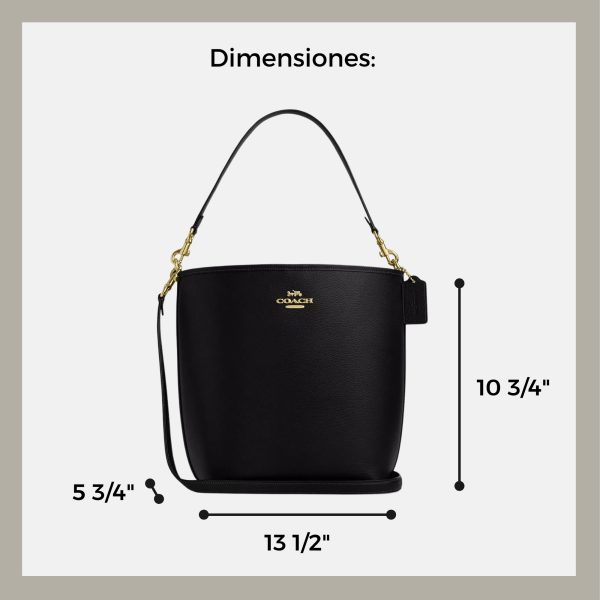 Coach Bucket Bag City Black - Imagen 6