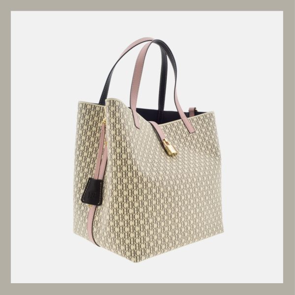 Carolina Herrera Matryoshka Locked M Canvas Tiros Rosa - Imagen 2