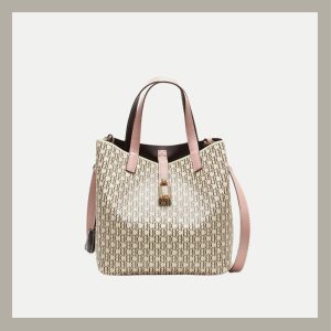 Carolina Herrera Matryoshka Locked XS Canvas Tiros Rosa