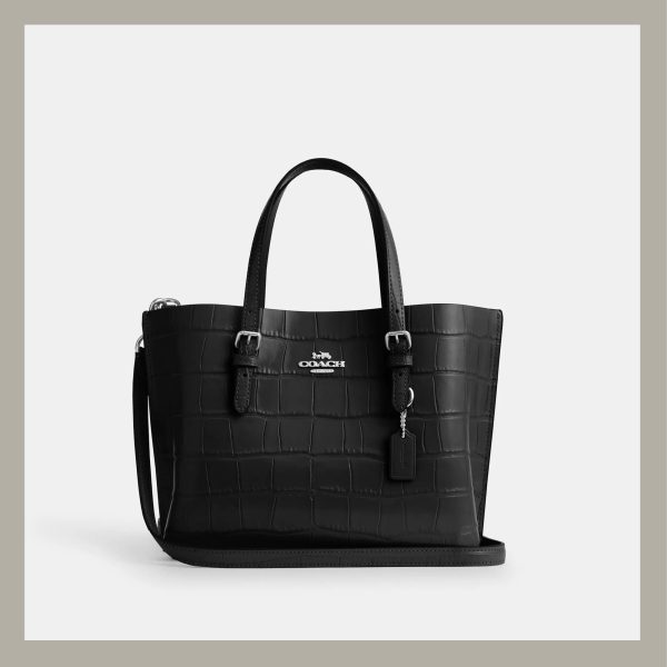 Coach Mini Tote Bag Mollie Black Stone