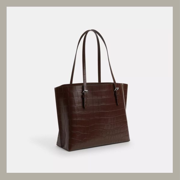 Coach Tote Bag Mollie Brown Stone - Imagen 2