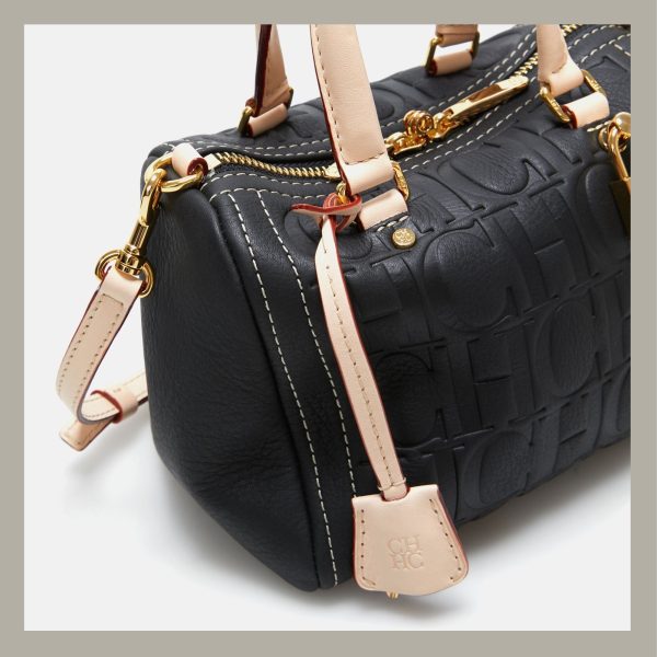Carolina Herrera Tote Bag Mini Andy 5 Locked Black - Imagen 3