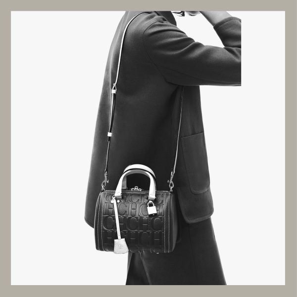 Carolina Herrera Tote Bag Mini Andy 5 Locked Black - Imagen 5