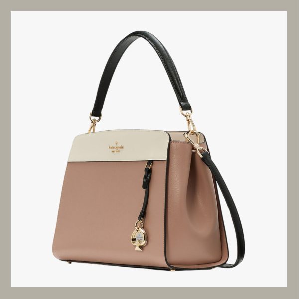 Kate Spade Satchel Madison Medium Toasted Hazelnut Multi - Imagen 2