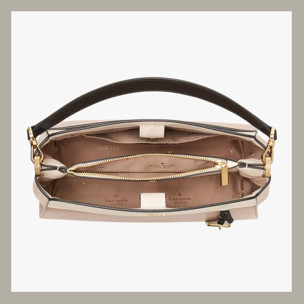 Kate Spade Satchel Madison Medium Toasted Hazelnut Multi - Imagen 3