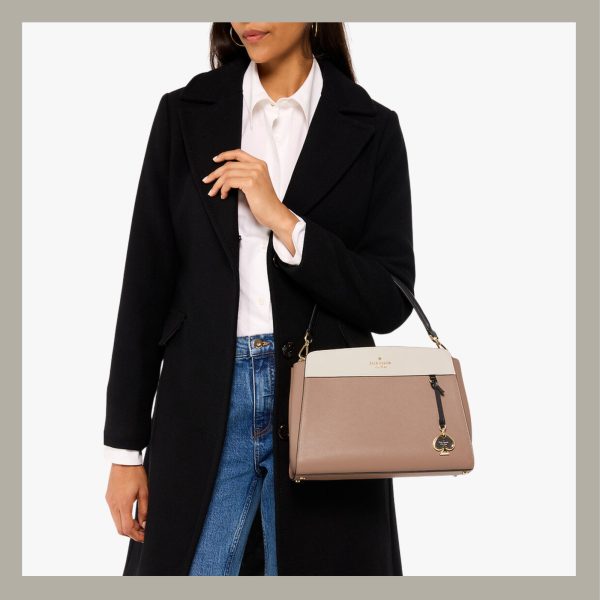 Kate Spade Satchel Madison Medium Toasted Hazelnut Multi - Imagen 5