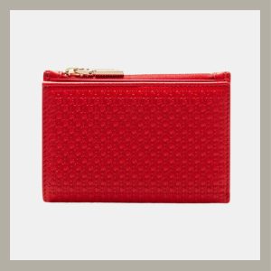 Carolina Herrera Monedero Bifold Editors Rojo