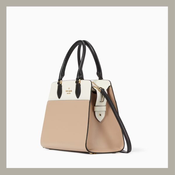 Kate Spade Satchel Medium Madison Toasted Hazelnut Multi - Imagen 2