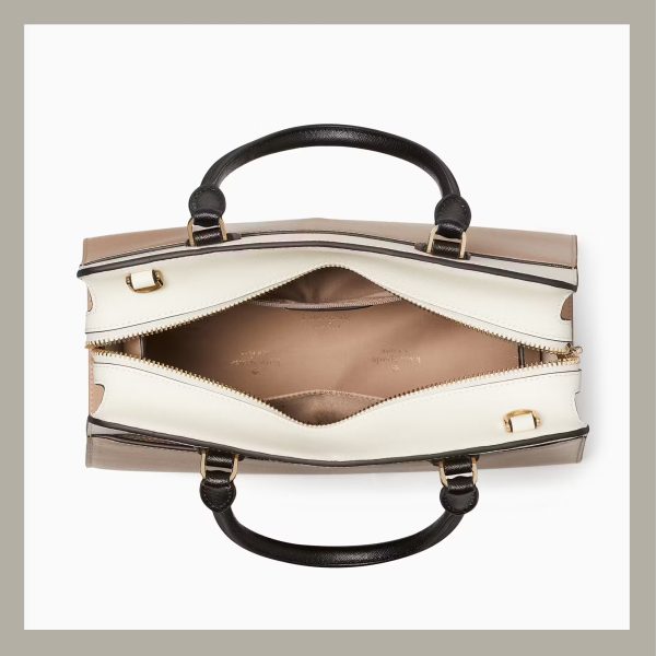 Kate Spade Satchel Medium Madison Toasted Hazelnut Multi - Imagen 4