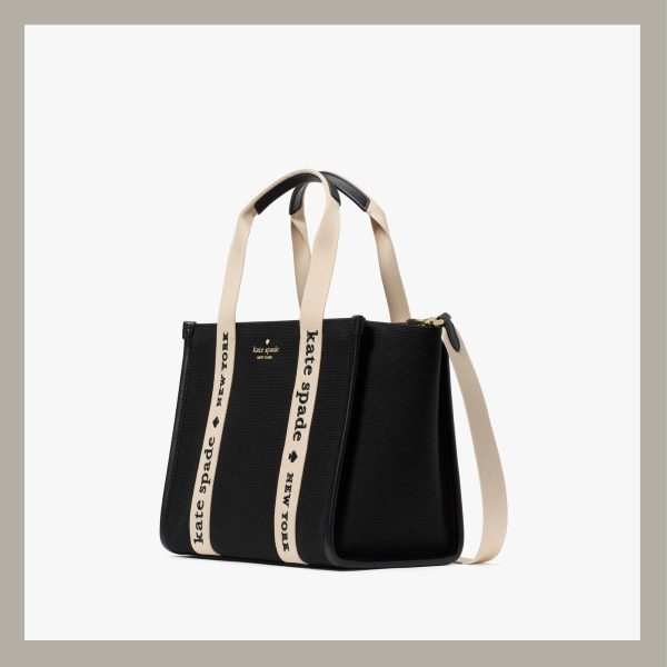 Kate Spade Tote Bag Small Canvas Black Multi - Imagen 2