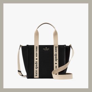 Kate Spade Tote Bag Small Canvas Black Multi
