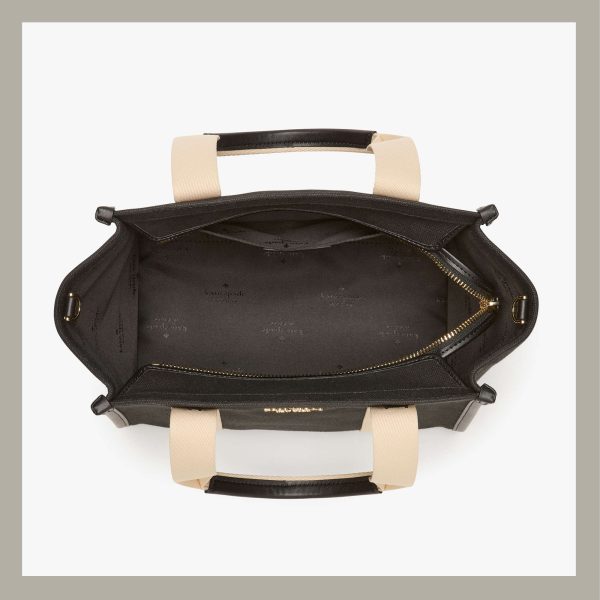 Kate Spade Tote Bag Small Canvas Black Multi - Imagen 5