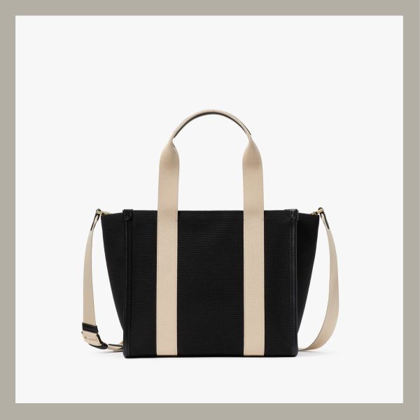 Kate Spade Tote Bag Small Canvas Black Multi - Imagen 3