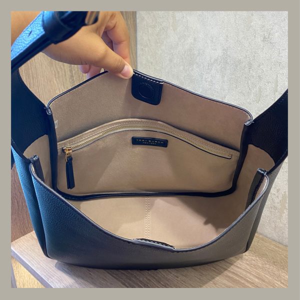 Tory Burch Bucket Bag Thea Black - Imagen 5
