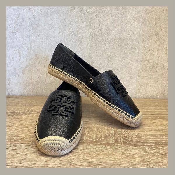 Tory Burch Zapato Apalgata Negra en Piel Size 5.5 - Imagen 4