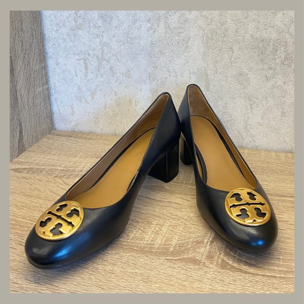 Tory Burch Zapato Ballerina Chelsea Pump Black Size 5.5 - Imagen 4