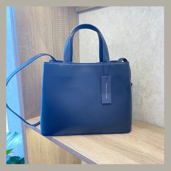 Tommy Hilfiger Satchel Navy - Imagen 3