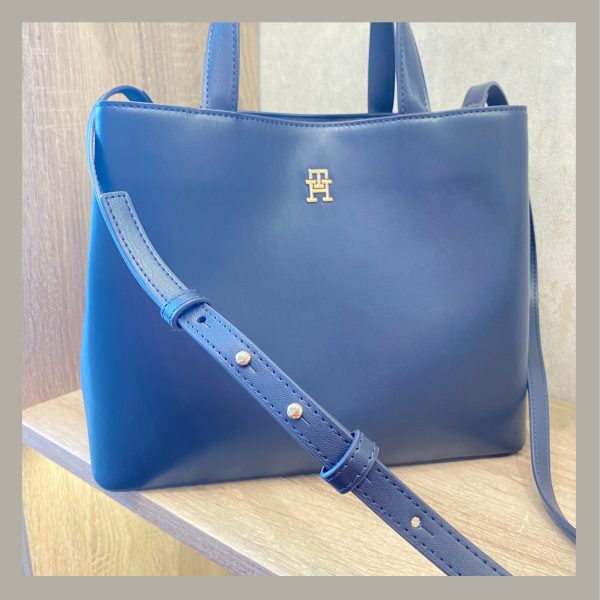 Tommy Hilfiger Satchel Navy - Imagen 4