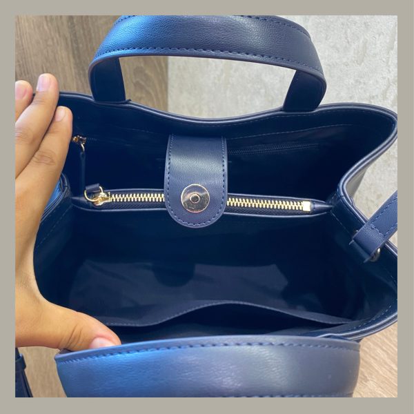 Tommy Hilfiger Satchel Navy - Imagen 5
