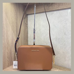 Michael Kors Crossbody Travel Jet Set Marrón