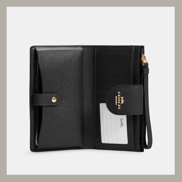 Coach Phone Wallet Black - Imagen 2