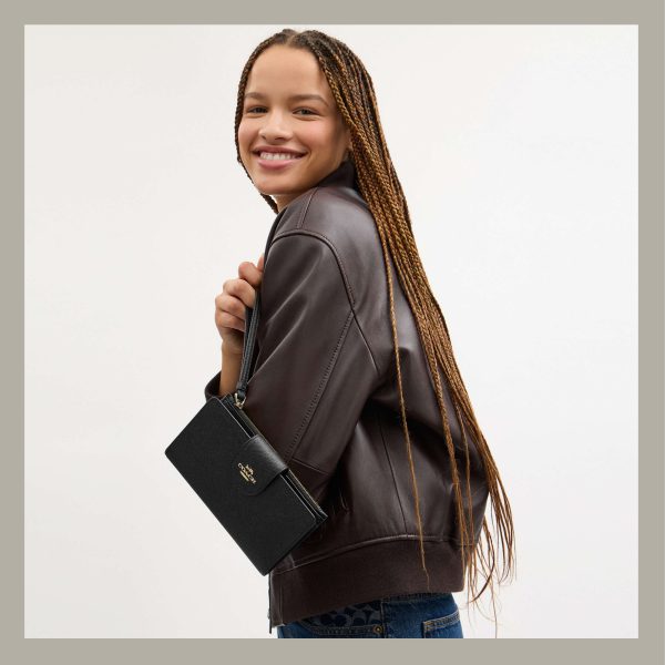 Coach Phone Wallet Black - Imagen 4