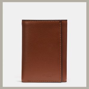 Coach Wallet Trifold Brown