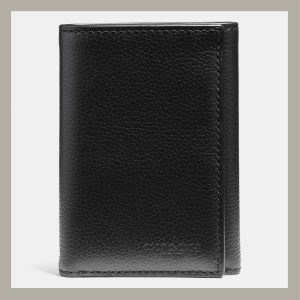 Coach Wallet Trifold Black
