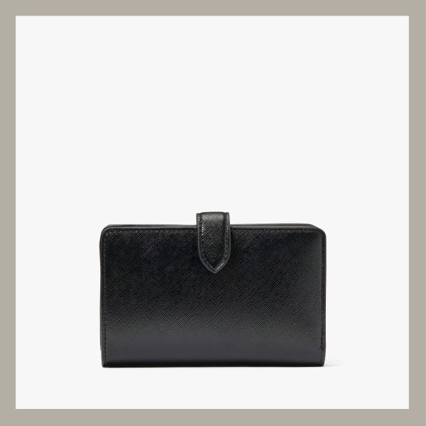 Kate Spade Monedero Kenzie Boxed Medium Compact Black - Imagen 3