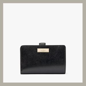 Kate Spade Monedero Kenzie Boxed Medium Compact Black