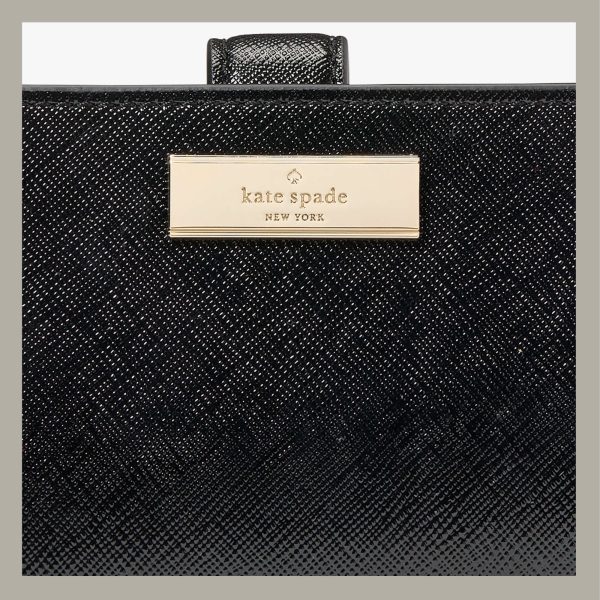 Kate Spade Monedero Kenzie Boxed Medium Compact Black - Imagen 4