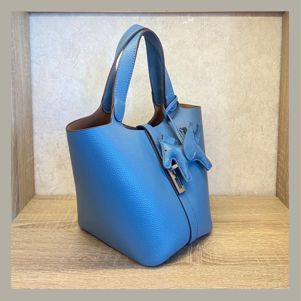 Basic & Chic Hand Bag Cuadrado Azul - Imagen 2
