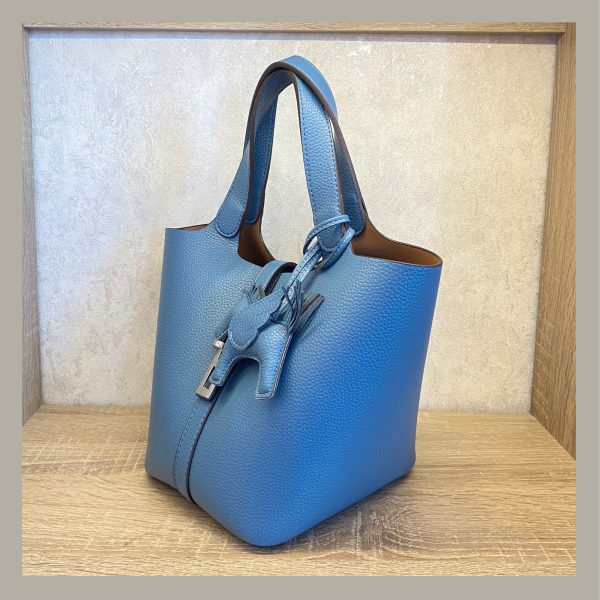 Basic & Chic Hand Bag Cuadrado Azul - Imagen 3