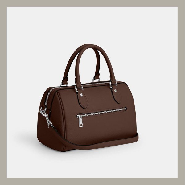 Coach Satchel Rowan Small Brown - Imagen 2