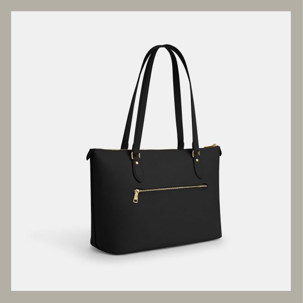 Coach Tote Bag Zip Gallery Black - Imagen 2
