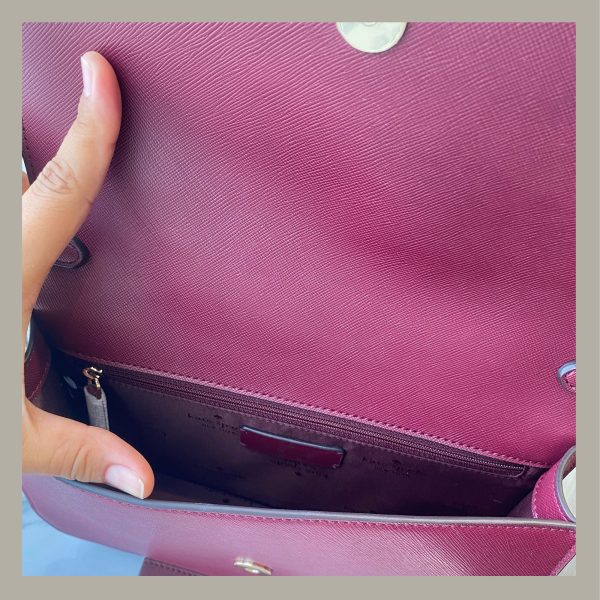 Kate Spade Crossbody Madison Blackberry - Imagen 8