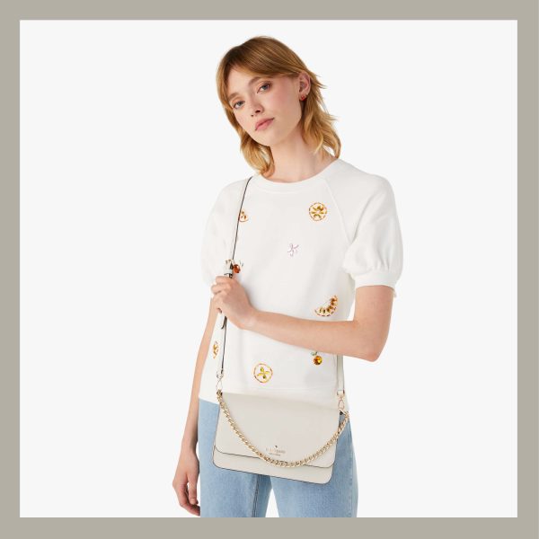 Kate Spade Crossbody Madison White - Imagen 6