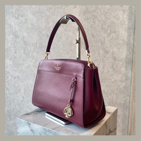 Kate Spade Satchel Madison Medium Blackberry - Imagen 2