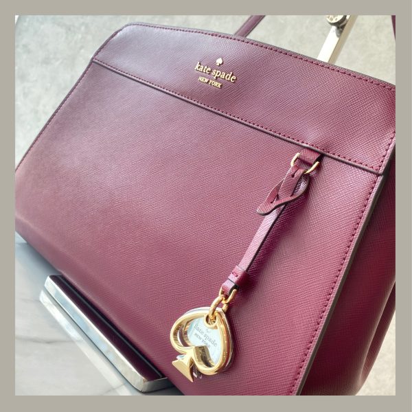 Kate Spade Satchel Madison Medium Blackberry - Imagen 5