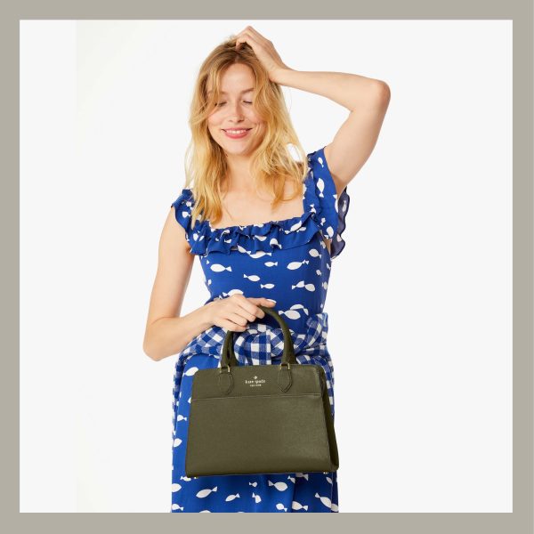 Kate Spade Satchel Medium Madison Seaweed - Imagen 5