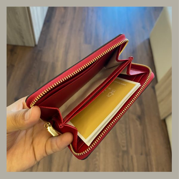 Michael Kors Monedero Jet Set Crimson - Imagen 3