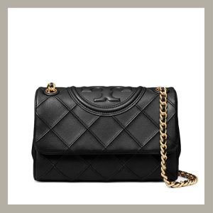 Tory Burch Shoulder Bag Small Fleming Soft Convertible Black
