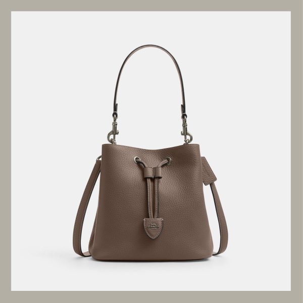 Coach Bucket Bag Rowan Dark Stone