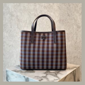 Tory Burch Tote Bag Small Blake Blue Multicolor