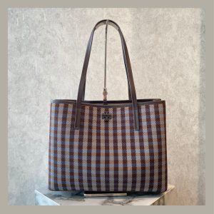 Tory Burch Tote Bag Medium Blake Blue Multicolor