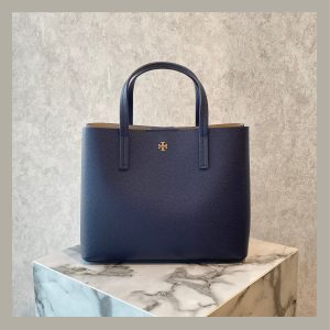 Tory Burch Tote Bag Small Blake Navy