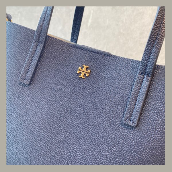 Tory Burch Tote Bag Small Blake Navy - Imagen 5